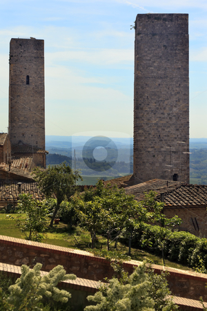 To use this stock image in your creative project, please select the size you need over to the right and click the "Add to Cart" button.
Your downloaded image will come with the Cutcaster watermark removed so don’t worry about the watermark you see on this page. Two Medieval Stone Towers San Gimignano Tuscany Italy stock photo, Two Medieval Stone Towers San Gimignano Tuscany Italy by William Perry