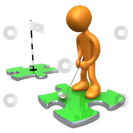 To use this stock image in your creative project, please select the size you need over to the right and click the "Add to Cart" button.
Your downloaded image will come with the Cutcaster watermark removed so don’t worry about the watermark you see on this page. Golfer stock photo, Computer generated 3d image - Golfer . by Konstantinos Kokkinis