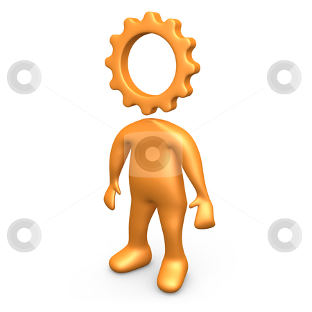 To use this stock image in your creative project, please select the size you need over to the right and click the "Add to Cart" button.
Your downloaded image will come with the Cutcaster watermark removed so don’t worry about the watermark you see on this page. Cog Person stock photo, Computer generated image - Cog Person . by Konstantinos Kokkinis