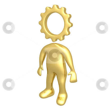 To use this stock image in your creative project, please select the size you need over to the right and click the "Add to Cart" button.
Your downloaded image will come with the Cutcaster watermark removed so don’t worry about the watermark you see on this page. Cog Person stock photo, Computer generated image - Cog Person . by Konstantinos Kokkinis