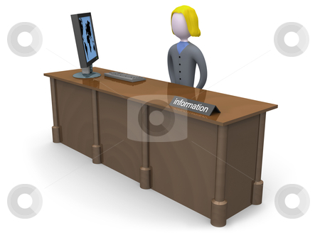 To use this stock image in your creative project, please select the size you need over to the right and click the "Add to Cart" button.
Your downloaded image will come with the Cutcaster watermark removed so don’t worry about the watermark you see on this page. Information Desk stock photo, Computer generated image - Information Desk. by Konstantinos Kokkinis