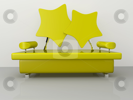To use this stock image in your creative project, please select the size you need over to the right and click the "Add to Cart" button.
Your downloaded image will come with the Cutcaster watermark removed so don’t worry about the watermark you see on this page. Star Sofa stock photo, Computer generated image - Star Sofa. by Konstantinos Kokkinis