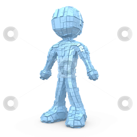 To use this stock image in your creative project, please select the size you need over to the right and click the "Add to Cart" button.
Your downloaded image will come with the Cutcaster watermark removed so don’t worry about the watermark you see on this page. Mechanical Person stock photo, Computer generated image - Mechanical Person. by Konstantinos Kokkinis