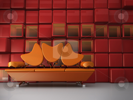To use this stock image in your creative project, please select the size you need over to the right and click the "Add to Cart" button.
Your downloaded image will come with the Cutcaster watermark removed so don’t worry about the watermark you see on this page. Retro Interior stock photo, Computer generated image - Retro Interior by Konstantinos Kokkinis