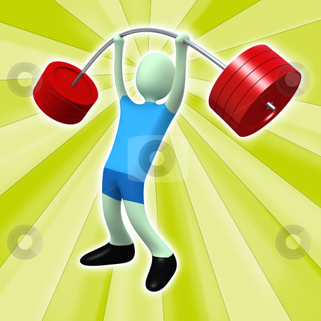 To use this stock image in your creative project, please select the size you need over to the right and click the "Add to Cart" button.
Your downloaded image will come with the Cutcaster watermark removed so don’t worry about the watermark you see on this page. Weightlifter stock photo, Computer generated image - Weightlifter with abstract design. by Konstantinos Kokkinis
