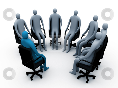 To use this stock image in your creative project, please select the size you need over to the right and click the "Add to Cart" button.
Your downloaded image will come with the Cutcaster watermark removed so don’t worry about the watermark you see on this page. Session stock photo, Group of people having a discussion. by Konstantinos Kokkinis