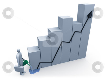 To use this stock image in your creative project, please select the size you need over to the right and click the "Add to Cart" button.
Your downloaded image will come with the Cutcaster watermark removed so don’t worry about the watermark you see on this page. Business Growth stock photo, Computer generated image - Business Growth . by Konstantinos Kokkinis