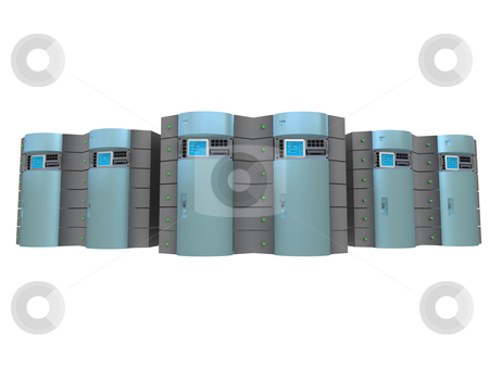 To use this stock image in your creative project, please select the size you need over to the right and click the "Add to Cart" button.
Your downloaded image will come with the Cutcaster watermark removed so don’t worry about the watermark you see on this page. 3D Servers stock photo, Computer Generated Image - 3D Servers . by Konstantinos Kokkinis
