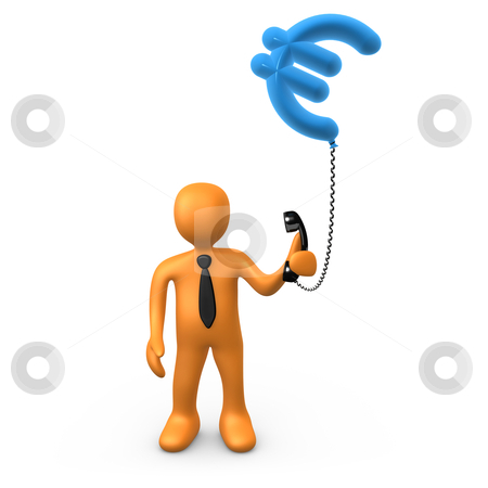 To use this stock image in your creative project, please select the size you need over to the right and click the "Add to Cart" button.
Your downloaded image will come with the Cutcaster watermark removed so don’t worry about the watermark you see on this page. Money with a simple phonecall stock photo, 3d person holding a phone connected to a euro balloo. by Konstantinos Kokkinis