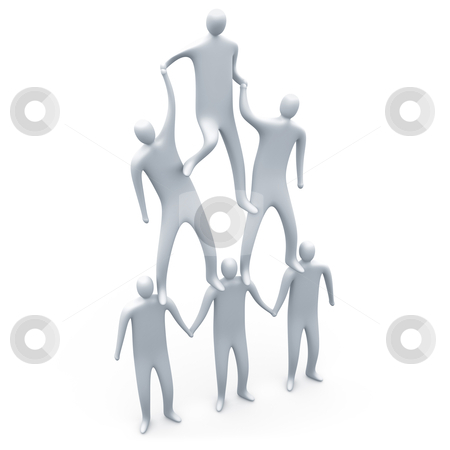 To use this stock image in your creative project, please select the size you need over to the right and click the "Add to Cart" button.
Your downloaded image will come with the Cutcaster watermark removed so don’t worry about the watermark you see on this page. Teamwork stock photo, People helping each other to form a human pyramid. by Konstantinos Kokkinis