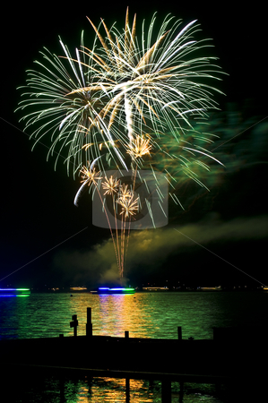 To use this stock image in your creative project, please select the size you need over to the right and click the "Add to Cart" button.
Your downloaded image will come with the Cutcaster watermark removed so don’t worry about the watermark you see on this page. Wannsee in Flammen stock photo, beautiful fireworks display at Wannsee in Flammen in Berlin by Juliane Jacobs