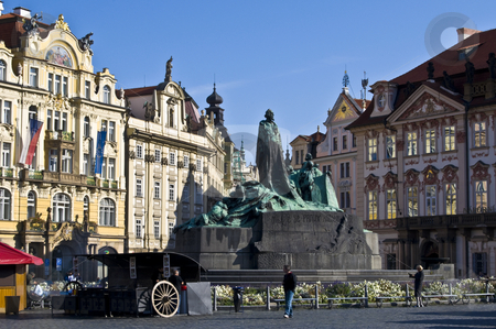 To use this stock image in your creative project, please select the size you need over to the right and click the "Add to Cart" button.
Your downloaded image will come with the Cutcaster watermark removed so don’t worry about the watermark you see on this page. Old town square stock photo, view of the old town square in Prague by Juliane Jacobs