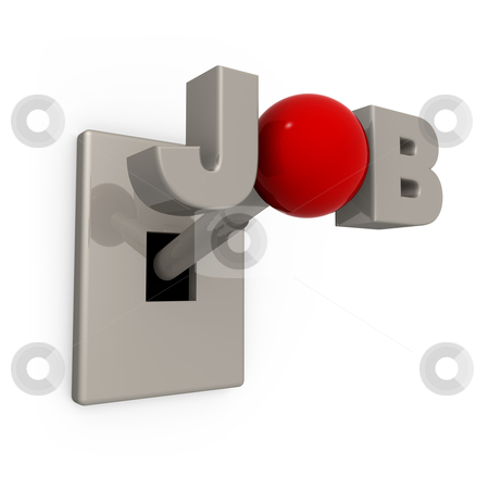 To use this stock image in your creative project, please select the size you need over to the right and click the "Add to Cart" button.
Your downloaded image will come with the Cutcaster watermark removed so don’t worry about the watermark you see on this page. Job Switch stock photo, 3D Switch with the word "job" spelled on it's knob. by Konstantinos Kokkinis