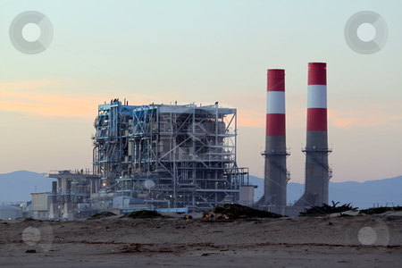 To use this stock image in your creative project, please select the size you need over to the right and click the "Add to Cart" button.
Your downloaded image will come with the Cutcaster watermark removed so don’t worry about the watermark you see on this page. Power station stock photo, natural gas power statio near oxnard california by Henrik Lehnerer