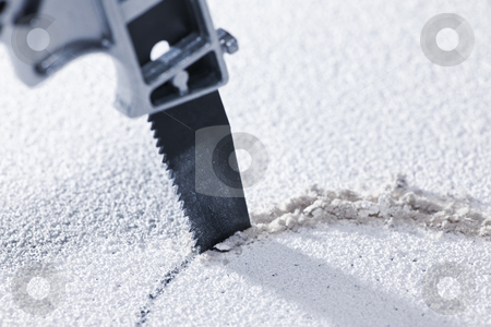To use this stock image in your creative project, please select the size you need over to the right and click the "Add to Cart" button.
Your downloaded image will come with the Cutcaster watermark removed so don’t worry about the watermark you see on this page. Saw cutting circular hole stock photo, Handsaw cutting circular hole in ceiling tile by Elena Elisseeva