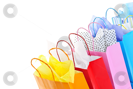 To use this stock image in your creative project, please select the size you need over to the right and click the "Add to Cart" button.
Your downloaded image will come with the Cutcaster watermark removed so don’t worry about the watermark you see on this page. Shopping bags stock photo, Many colorful shopping bags on white background by Elena Elisseeva