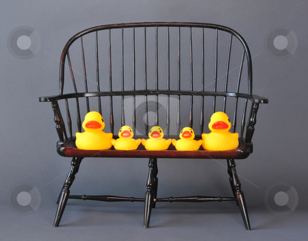 To use this stock image in your creative project, please select the size you need over to the right and click the "Add to Cart" button.
Your downloaded image will come with the Cutcaster watermark removed so don’t worry about the watermark you see on this page. Rubber Ducky Family stock photo, Family of rubber ducks setting in a chair. by WScott