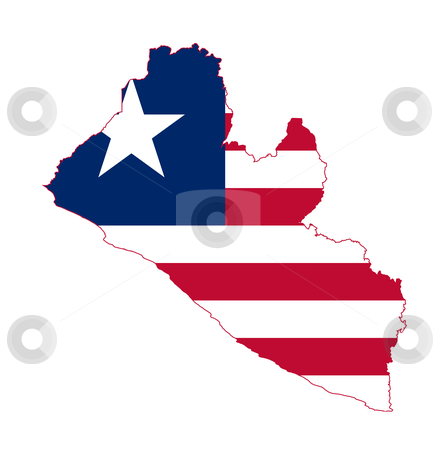 To use this stock image in your creative project, please select the size you need over to the right and click the "Add to Cart" button.
Your downloaded image will come with the Cutcaster watermark removed so don’t worry about the watermark you see on this page. Liberia flag on map stock photo, Illustration of the Liberia flag on map of country; isolated on white background. by Martin Crowdy