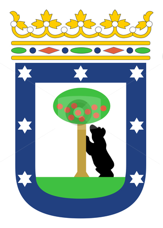 To use this stock image in your creative project, please select the size you need over to the right and click the "Add to Cart" button.
Your downloaded image will come with the Cutcaster watermark removed so don’t worry about the watermark you see on this page. Madrid coat of arms stock photo, Illustration of Madrid city coat of arms, Spain. by Martin Crowdy