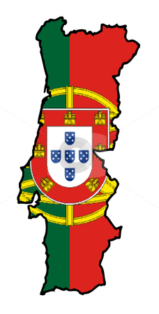 To use this stock image in your creative project, please select the size you need over to the right and click the "Add to Cart" button.
Your downloaded image will come with the Cutcaster watermark removed so don’t worry about the watermark you see on this page. Portugal flag on map stock photo, Illustration of the Portugal flag on map of country; isolated on white background. by Martin Crowdy