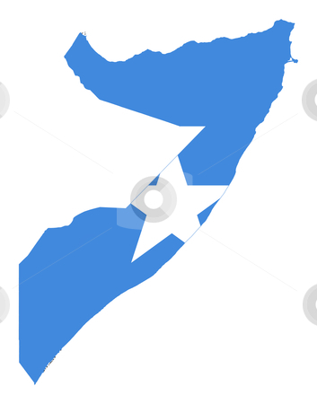 To use this stock image in your creative project, please select the size you need over to the right and click the "Add to Cart" button.
Your downloaded image will come with the Cutcaster watermark removed so don’t worry about the watermark you see on this page. Somalia map flag stock photo, Illustration of the Somalia flag on map of country; isolated on white background. by Martin Crowdy