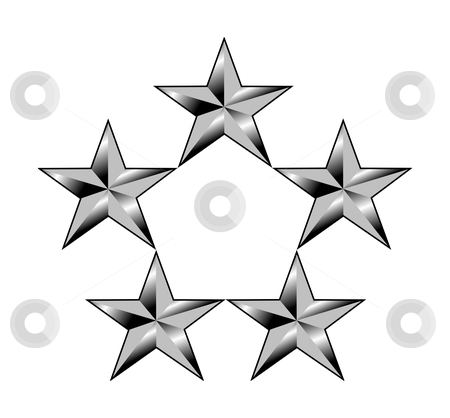 To use this stock image in your creative project, please select the size you need over to the right and click the "Add to Cart" button.
Your downloaded image will come with the Cutcaster watermark removed so don’t worry about the watermark you see on this page. American General stars stock photo, Five or 5 silver stars showing rang of American general or admiral; isolated on white background. by Martin Crowdy