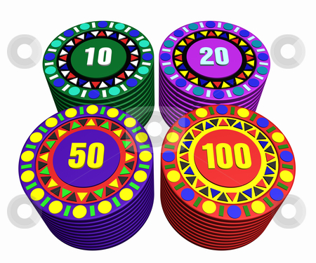 To use this stock image in your creative project, please select the size you need over to the right and click the "Add to Cart" button.
Your downloaded image will come with the Cutcaster watermark removed so don’t worry about the watermark you see on this page. Casino chips stock photo, 3d illustration of casino chips by bobyramone