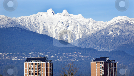 To use this stock image in your creative project, please select the size you need over to the right and click the "Add to Cart" button.
Your downloaded image will come with the Cutcaster watermark removed so don’t worry about the watermark you see on this page. Vancouver Skyline Snowy Two Lions Mountains British Columbia stock photo, Vancouver Skyline Snowy Two Lions Snow Mountains Sunset British Columbia Pacific Northwest by William Perry