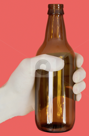 To use this stock image in your creative project, please select the size you need over to the right and click the "Add to Cart" button.
Your downloaded image will come with the Cutcaster watermark removed so don’t worry about the watermark you see on this page. Brown bottle on hand stock photo, Brown bottle on hand in medical glove by Alexey Romanov