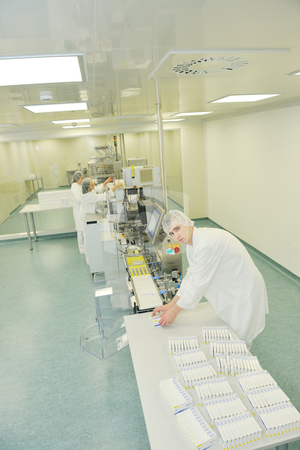 To use this stock image in your creative project, please select the size you need over to the right and click the "Add to Cart" button.
Your downloaded image will come with the Cutcaster watermark removed so don’t worry about the watermark you see on this page. Medical factory and production indoor stock photo, medical pills industry factory and production indoor by Benis Arapovic
