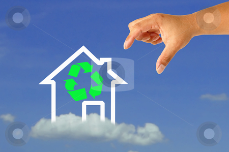 To use this stock image in your creative project, please select the size you need over to the right and click the "Add to Cart" button.
Your downloaded image will come with the Cutcaster watermark removed so don’t worry about the watermark you see on this page. Recycling symbol and icon house stock photo, Recycling symbol and icon house by phanlop88