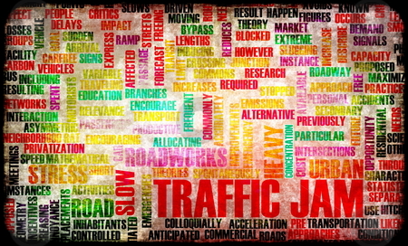 To use this stock image in your creative project, please select the size you need over to the right and click the "Add to Cart" button.
Your downloaded image will come with the Cutcaster watermark removed so don’t worry about the watermark you see on this page. Traffic Jam stock photo, Traffic Jam with Massive Frustration on Road by Kheng Ho Toh