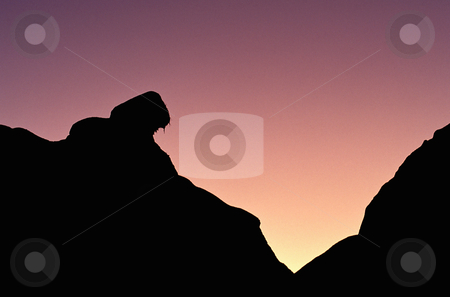 To use this stock image in your creative project, please select the size you need over to the right and click the "Add to Cart" button.
Your downloaded image will come with the Cutcaster watermark removed so don’t worry about the watermark you see on this page. Rock silhouette at sunset stock photo, Silhouette of rocks at sunset, nature stock photography by Bryan Mullennix