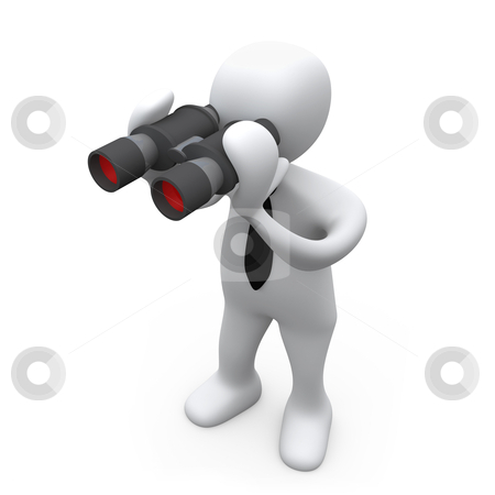 To use this stock image in your creative project, please select the size you need over to the right and click the "Add to Cart" button.
Your downloaded image will come with the Cutcaster watermark removed so don’t worry about the watermark you see on this page. Looking Through Binoculars stock photo, 3D Business Person Looking Through Binoculars . by Konstantinos Kokkinis