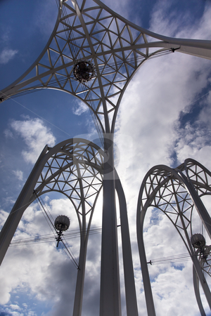 To use this stock image in your creative project, please select the size you need over to the right and click the "Add to Cart" button.
Your downloaded image will come with the Cutcaster watermark removed so don’t worry about the watermark you see on this page. Seattle Center Steel Arches Blue Skies Washington stock photo, Steel Arches Clouds Pacific Science Center Seattle Washington
Part of the 1962 World's Fair. by William Perry