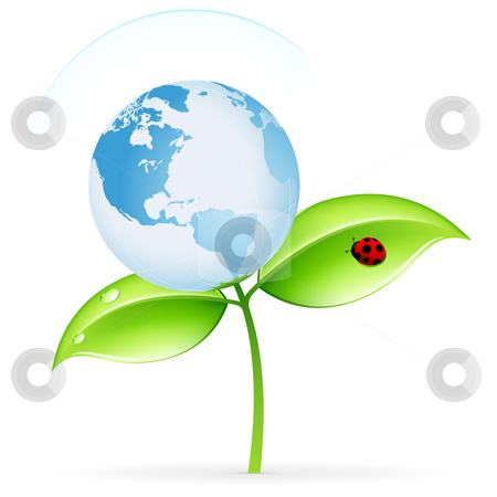 To use this stock image in your creative project, please select the size you need over to the right and click the "Add to Cart" button.
Your downloaded image will come with the Cutcaster watermark removed so don’t worry about the watermark you see on this page. ECO icon stock photo, Green ecology icon with leaves and globe for your design by Vadym Nechyporenko