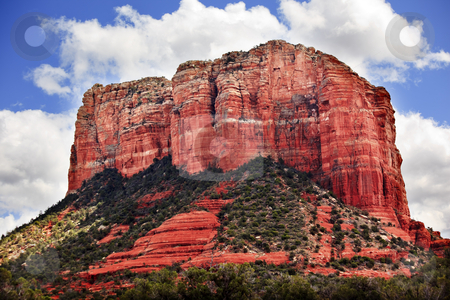 To use this stock image in your creative project, please select the size you need over to the right and click the "Add to Cart" button.
Your downloaded image will come with the Cutcaster watermark removed so don’t worry about the watermark you see on this page. Court House Butte Orange Red Rock Canyon Sedona Arizona stock photo, Court House Butte Orange Red Rock Canyon Green Trees Snow Sedona Arizona by William Perry