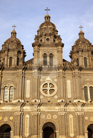 To use this stock image in your creative project, please select the size you need over to the right and click the "Add to Cart" button.
Your downloaded image will come with the Cutcaster watermark removed so don’t worry about the watermark you see on this page. St. Joseph Church Wangfujing Cathedral Facade Basilica Beijing stock photo, St. Joseph Wangfujing Cathedral, Basilica, Facader Church Beijing China. Very famous Catholic Church built in 1655 and in Boxer Rebellion by William Perry