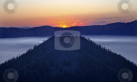 To use this stock image in your creative project, please select the size you need over to the right and click the "Add to Cart" button.
Your downloaded image will come with the Cutcaster watermark removed so don’t worry about the watermark you see on this page. Crater Lake Wizard Island Sunrise Oregon stock photo, Crater Lake Wizard Island Sunrise Oregon Pacific Northwest by William Perry