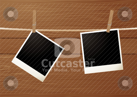 To use this stock image in your creative project, please select the size you need over to the right and click the "Add to Cart" button.
Your downloaded image will come with the Cutcaster watermark removed so don’t worry about the watermark you see on this page. Wood grain Polaroid stock vector clipart, Blank space to add your own images on a rope line by Michael Travers