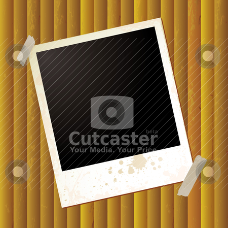 To use this stock image in your creative project, please select the size you need over to the right and click the "Add to Cart" button.
Your downloaded image will come with the Cutcaster watermark removed so don’t worry about the watermark you see on this page. Polaroid ripple single stock vector clipart, Grunge effect polaroid on a golden rippled background by Michael Travers