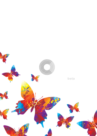 To use this stock image in your creative project, please select the size you need over to the right and click the "Add to Cart" button.
Your downloaded image will come with the Cutcaster watermark removed so don’t worry about the watermark you see on this page. White bright butterfly stock vector clipart, Collection of bright coloured butterflys on a white background by Michael Travers
