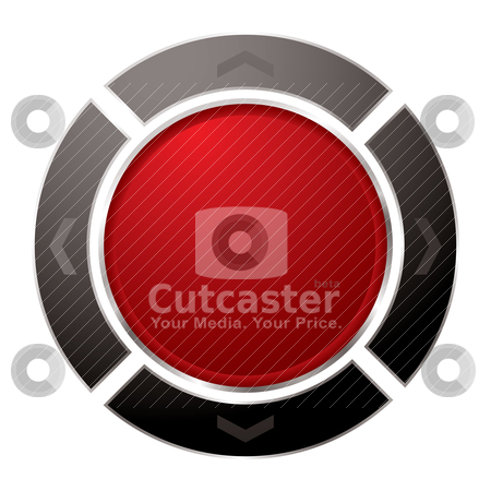 To use this stock image in your creative project, please select the size you need over to the right and click the "Add to Cart" button.
Your downloaded image will come with the Cutcaster watermark removed so don’t worry about the watermark you see on this page. Direction button stock vector clipart, Red power button with black surround with arrow and white background by Michael Travers