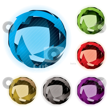 To use this stock image in your creative project, please select the size you need over to the right and click the "Add to Cart" button.
Your downloaded image will come with the Cutcaster watermark removed so don’t worry about the watermark you see on this page. Variation arrow ball stock vector clipart, Collection of arrow balls with colour variation and glow by Michael Travers