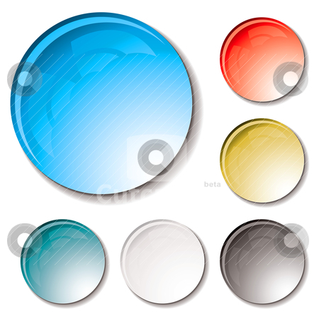 To use this stock image in your creative project, please select the size you need over to the right and click the "Add to Cart" button.
Your downloaded image will come with the Cutcaster watermark removed so don’t worry about the watermark you see on this page. Bubble buttons gel stock vector clipart, Water droplets in different colours with a shadow and can be used as web icons by Michael Travers
