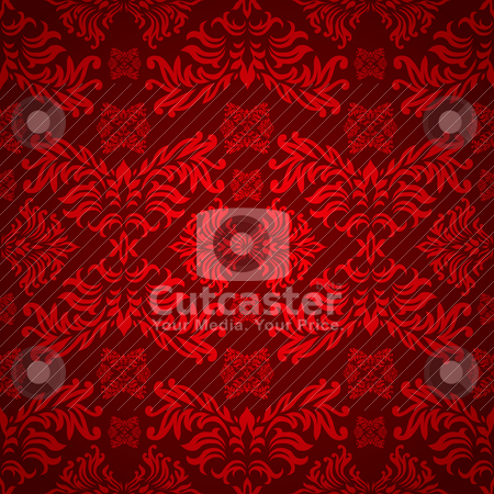 To use this stock image in your creative project, please select the size you need over to the right and click the "Add to Cart" button.
Your downloaded image will come with the Cutcaster watermark removed so don’t worry about the watermark you see on this page. Red floral gothic stock vector clipart, Red and maroon floral background with a seamless repeat design by Michael Travers