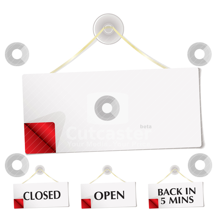 To use this stock image in your creative project, please select the size you need over to the right and click the "Add to Cart" button.
Your downloaded image will come with the Cutcaster watermark removed so don’t worry about the watermark you see on this page. Shop sign stock vector clipart, White shop sign with blank copyspace and corner curl by Michael Travers
