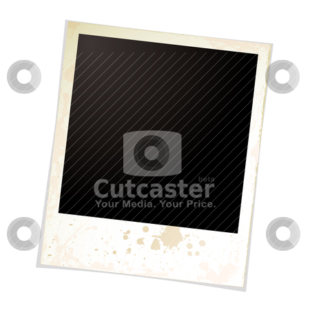 To use this stock image in your creative project, please select the size you need over to the right and click the "Add to Cart" button.
Your downloaded image will come with the Cutcaster watermark removed so don’t worry about the watermark you see on this page. Photo grunge one stock vector clipart, Illustrated blank photo with grunge effect and shadow by Michael Travers