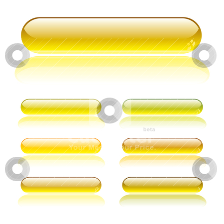 To use this stock image in your creative project, please select the size you need over to the right and click the "Add to Cart" button.
Your downloaded image will come with the Cutcaster watermark removed so don’t worry about the watermark you see on this page. Mellow button stock vector clipart, Seven gel filled lozenge buttons with light reflection by Michael Travers