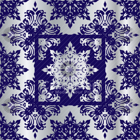 To use this stock image in your creative project, please select the size you need over to the right and click the "Add to Cart" button.
Your downloaded image will come with the Cutcaster watermark removed so don’t worry about the watermark you see on this page. Silver cobalt reflief sq stock vector clipart, Silver and blue abstract wallpaper background with floral design by Michael Travers